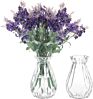 Elegant Diamond-Faceted Flower Vases Home Decoration Tabletop Decor,Tabletop Vase Design Clear Glass Frost or Clear Party Carton