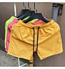 Stock Beach Shorts Polyester Men Running Shorts Mesh Lining Shorts for Men with Letter Printing for Promotion