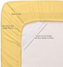 100% Double Brushed Microfiber Bed Sheets Set Brushed Microfiber 6 Piece Bedding - Shrinkage & Fade Resistant - Yellow