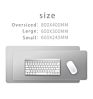 Aluminum Alloy Silver Office Large Mouse Pad Smooth Soft Easy Clean