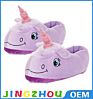plush unicorn slippers