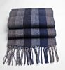 Multicolor Vertical Stripes Men's Wild Wool Scarf Herringbone Thick Scarf