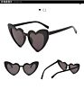 Multiple Colour Love Heart Shape Trending Fall Female Sunglasses