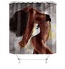 Shoes Modern 3D Digital Printing Waterproof Bathroom Shower Curtains Polyester Shower Curtain