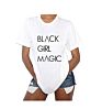 Women Casual Crewneck Black Girl Magic Dress T Shirt