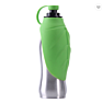 600Ml Stainless Steel Metal Travel Portable Pet Dog Water Bottle, Multifunction Water Bottles for Dog Walking