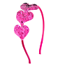 Sequin Baby Hairbands Rainbow Colorful Shiny Hair Hoops Girl Headbands Lovely Heart Kids Hair Accessories