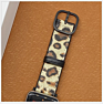 Service Genuine Leather Stitching Silicone Rubber Watch Band