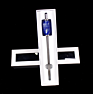 Natural Energy Amethyst Reusable Healing Crystal Straw Agitator Energy Stone Natural Crystal Hexagonal 304 Stainless Steel Straw