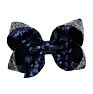 Accessories about Binder Clips with Glitter Paillette Big Bow for Lady