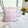 Pastoral Cotton Pillowcase Quilted Sofa Pillow without Filling Office Living Room Bedside Cotton Pillow Cover