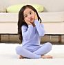 Customs Girls Pjs Cotton Plain Personalised Kids Pyjamas 100% Cotton Pajamas Sleepwear Cotton Kids