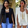 Dropshipping Womens Cape Blazer Split Open Front Cloak Jacket Workwear Blazers Women Coats Coats for Ladies