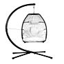 Indoor Luxury Rattan Chair Patio Egg Shape Hanging Set Lazy Swing Chairs for Sales