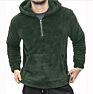 Mens Quarter Fleece Pullover Jackets Sherpa Fleece Jacket