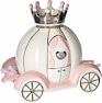 mini  ceramic car money  saving box pink atm savings bank money box