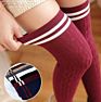 Women Triple Stripe over the Knee High Socks