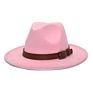 Fedora Hat Ladies Cross-Border Warm Woolen Fedora Hat for Men and Women Woolen Horse Hats