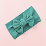 Organic Cotton Bow Knot Knitted Ribbed Baby Headband for Babies