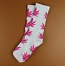 124 Men Hip Hop Plant Cotton Street Cannabis Sock Maple Pot Unisex Leaf Crew Weed Socks Men