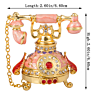 Qifu Small Jewelry Box Enamel Painting Variety of Styles Metal Jewelry Box
