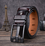 Adjustable Mens Leather Belts 100% Genuine Leather for Male