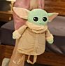 Baby Yoda Plush Toy Child Baby Yoda Mandalorian Shoulder Bags for Kids