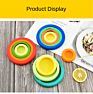 Creative Silicone Fresh-Keeping Cover Household 4-Piece Fruit and Vegetable Cover Set Can Be Stretched and Sealed