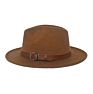 Fedora Hat Ladies Cross-Border Warm Woolen Fedora Hat for Men and Women Woolen Horse Hats