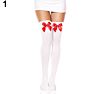 Girls Student School Socks Stockings Women Stretch Lace Bow Thigh High Socks over Knee Womens Female Long Knee Sock