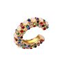 Women Pearl Ear Cuff Earring Bohemian Natural Freshwater Circle Small Clip on Earring No Piercing Fake Cartilage Earring