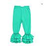 Solid Color Candy Colors Leggings Soft Cotton Girls Baby Icing Ruffle Pants Baby Clothes Pants
