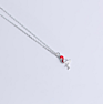 Flamingo 925 Sterling Silver Choker Dainty Necklace, Birds Choker Necklace