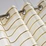 Small Quantity Order Gold Striped Window Curtain Panels