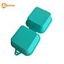 Elevated Foldable Silicone Raised Portable Water Travel Slow Feed Food Collapsible Dog Double Bowl