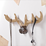 Novelty American Style Keys Clothes Hats Hook Deer Antler Resin Wall Decorations Zgj-0025