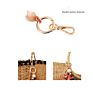 Hand-Woven Keychain Accessories Dual-Use Bohemian Tassel Hair Ball Pendant Keychain