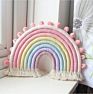 Home Decoration Room Big Size Macrame Woven Ornaments Photo Props Rainbow Wall Hanging