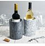Marble Wine Bottle Cooler Stone Design for Wine Champagne Black Luxury
