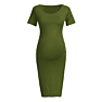 Maternity Dresses Pregnancy Clothes Casual O-Neck Mom Mini Dress Pregnant for Women Vestidos