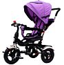 Style Folding Canopy 360 Rotation Seat Baby Tricycle Kids Tricycle 4 in 1 Children Trike