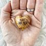 1.38"X1.38"(3.5*3.5Cm)Olive Wood Handmade Love Hearts Olive Wood Hearts