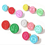 Customized Silicone Cookie Stamper with Wooden Handle