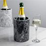 Marble Wine Bottle Cooler Stone Design for Wine Champagne Black Luxury