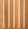 Msh-Wg015 Wooden Garden Bench 3 Seats Classic Slatted Design Striped