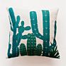 Green Plant Leaves Printed Cushion Cover Design Patternsfloor Pillow Case Covers