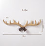 Novelty American Style Keys Clothes Hats Hook Deer Antler Resin Wall Decorations Zgj-0025