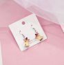 Creative Cute Simulation Fruits Dangle Drop Earrings Sets Statement Handmade Lemon Strawberry Hoop Earrings for Women Girls Jewe