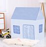 Dropshipping Polypongee Fabric Princess Castle Play Tent Little Girl Pink Love Play House Kids Toy