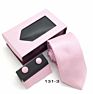 Neck Tie Clip Gift Set Pocket Square Cufflinks Tie and Handkerchief Set